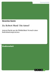 Zu: Robert Musil 'Die Amsel'