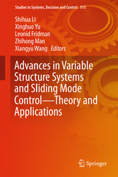 Advances in Variable Structure Systems and Sliding Mode Control-Theory and Applications