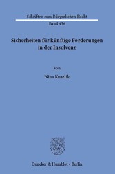 Sicherheiten für künftige Forderungen in der Insolvenz.