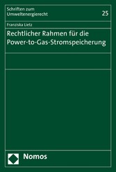 Rechtlicher Rahmen für die Power-to-Gas-Stromspeicherung