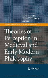 Theories of Perception in Medieval and Early Modern Philosophy