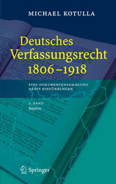 Deutsches Verfassungsrecht 1806 - 1918