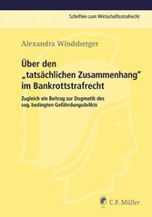 Über den 'tatsächlichen Zusammenhang' im Bankrottstrafrecht