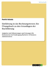 Einführung in das Rechnungswesen. Ein Übungsbuch zu den Grundlagen der Buchführung