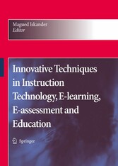 Innovative Techniques in Instruction Technology, E-learning, E-assessment and Education