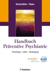 Handbuch Präventive Psychiatrie