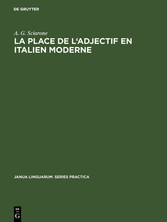 La place de l'adjectif en italien moderne