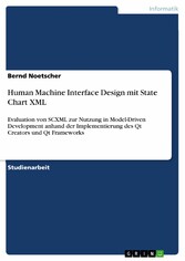 Human Machine Interface Design mit State Chart XML