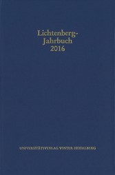 Lichtenberg-Jahrbuch 2016