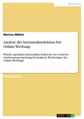 Analyse der Intramediaselektion bei Online-Werbung