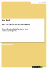 Zur Problematik der Allmende