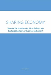 Sharing Economy - Was sind die Ursachen des 'Nicht-Teilens' von Bootsplatzbesitzern im Luzerner Seebecken?