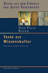 Texte zur Wissenskultur