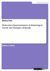 Molecular characterization of shattering in weedy rice biotypes of Kerala