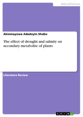 The effect of drought and salinity on secondary metabolite of plants