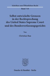 Selbst entwickelte Grenzen in der Rechtsprechung des United States Supreme Court und des Bundesverfassungsgerichts.