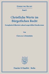 Christliche Werte im Bürgerlichen Recht.