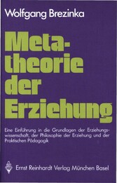 Metatheorie der Erziehung