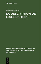 La description de l'isle d'utopie