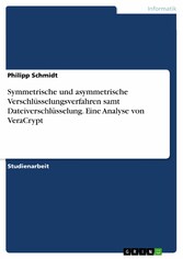 Symmetrische und asymmetrische Verschlüsselungsverfahren samt Dateiverschlüsselung. Eine Analyse von VeraCrypt