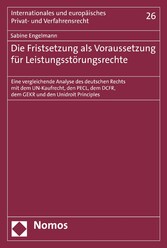 Die Fristsetzung als Voraussetzung für Leistungsstörungsrechte