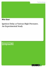 Ignition Delay at Various High Pressures. An Experimental Study