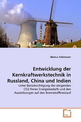 Entwicklung der Kernkraftwerkstechnik in Russland, China und Indien