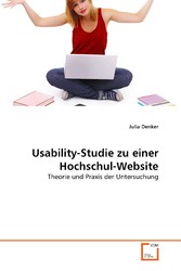 Usability-Studie zu einer Hochschul-Website