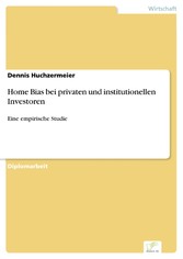 Home Bias bei privaten und institutionellen Investoren