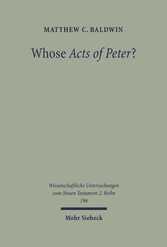 Whose Acts of Peter?