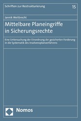 Mittelbare Planeingriffe in Sicherungsrechte