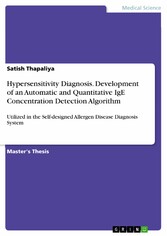 Hypersensitivity Diagnosis. Development of an Automatic and Quantitative IgE Concentration Detection Algorithm