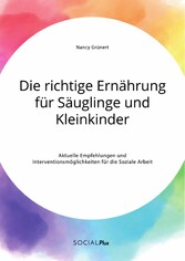 Die richtige Ernährung für Säuglinge und Kleinkinder. Aktuelle Empfehlungen und Interventionsmöglichkeiten für die Soziale Arbeit