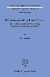 Die Vertragsstrafe und ihre Grenzen.