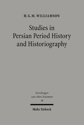 Studies in Persian Period History and Historiography