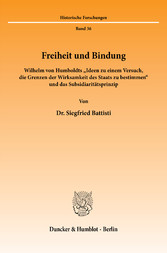 Freiheit und Bindung.