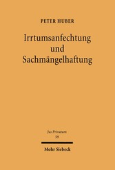 Irrtumsanfechtung und Sachmängelhaftung