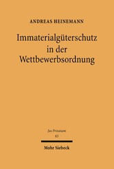 Immaterialgüterschutz in der Wettbewerbsordnung