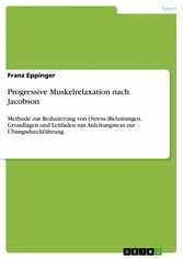 Progressive Muskelrelaxation nach Jacobson