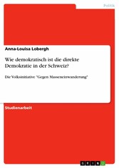 Wie demokratisch ist die direkte Demokratie in der Schweiz?