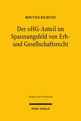 Der oHG-Anteil im Spannungsfeld von Erb- und Gesellschaftsrecht