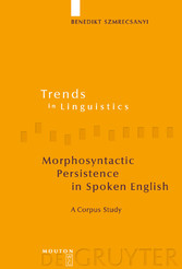 Morphosyntactic Persistence in Spoken English