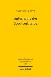 Autonomie der Sportverbände