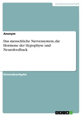 Das menschliche Nervensystem, die Hormone der Hypophyse und Neurofeedback