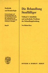 Die Behandlung Straffälliger.