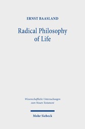 Radical Philosophy of Life