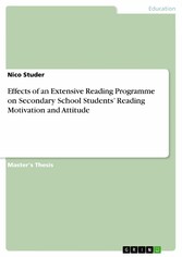 Effects of an Extensive Reading Programme on Secondary School Students' Reading Motivation and Attitude