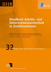 Handbuch Arbeits- und Unternehmenssicherheit in Kreditinstituten