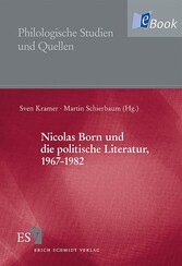 Nicolas Born und die politische Literatur, 1967-1982