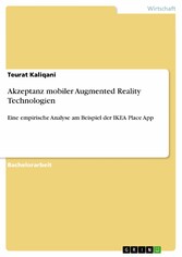 Akzeptanz mobiler Augmented Reality Technologien